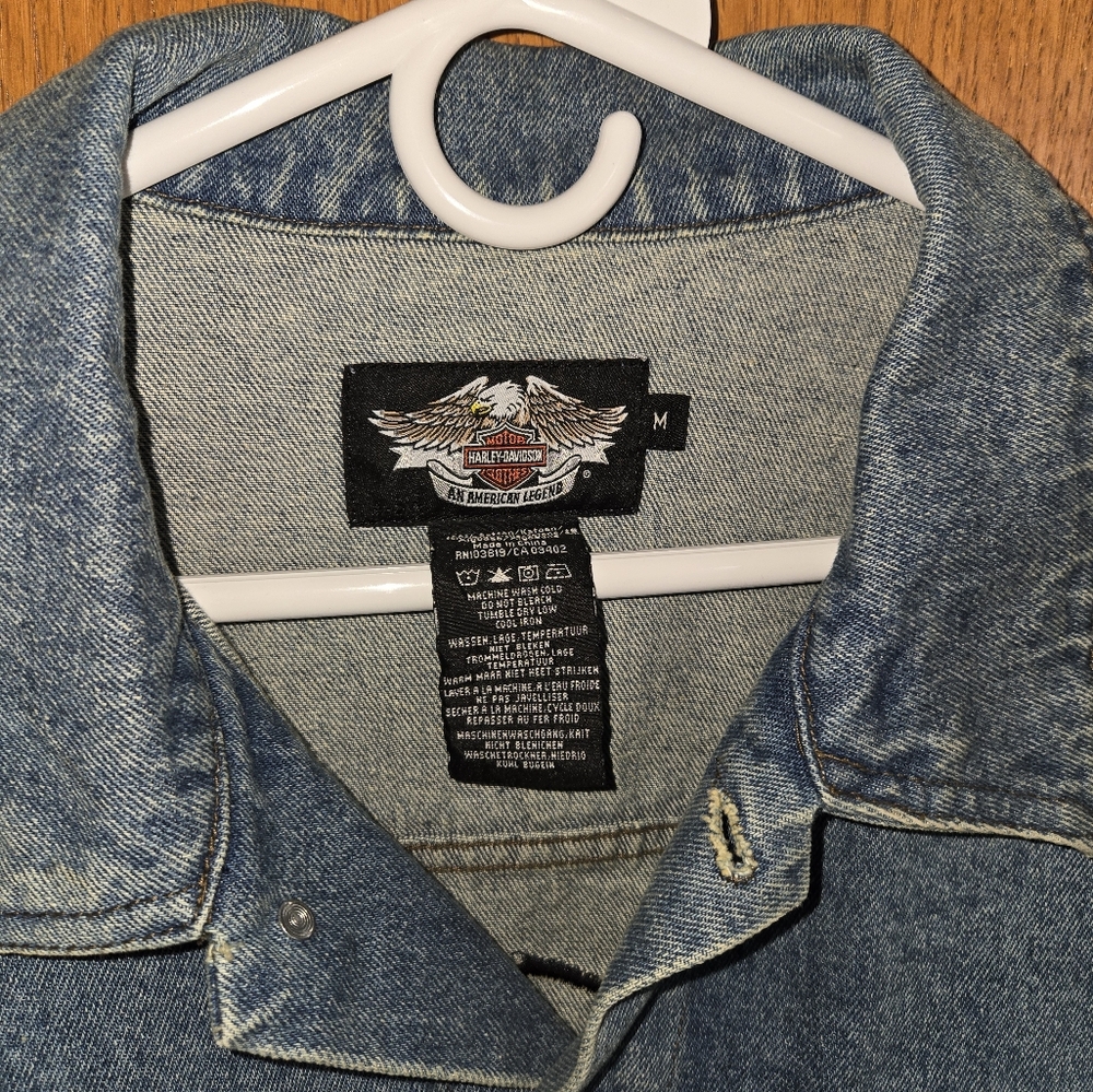 Men's Harley Davidson jeans jacket sz.M